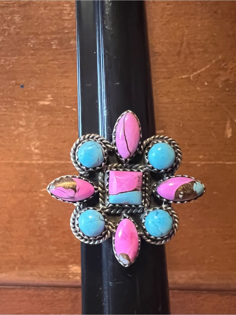 Sterling cotton candy ring